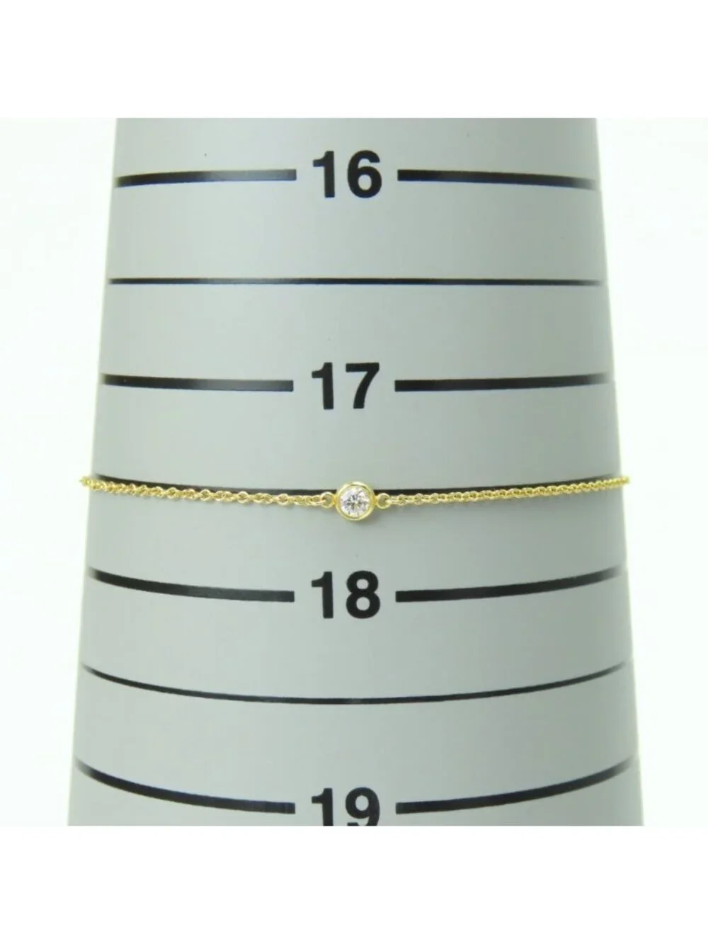Tiffany & Co Bracelet by the Yard 18k Yellow Gold Diamond Elsa Peretti